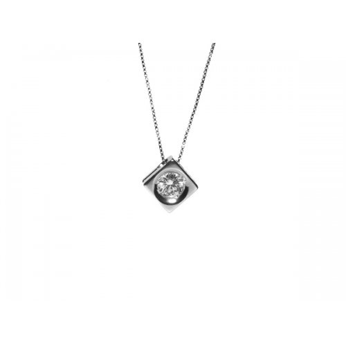 Necklace Promesse Gioielli Woman Point of Light Diamond PPLW