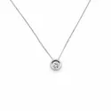 Necklace Promesse Gioielli Woman Point of Light Diamond PPLA