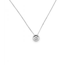 Necklace Promesse Gioielli Woman Point of Light Diamond PPLA