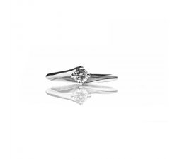 Ring Promesse Jewelry Woman Solitaire Diamond FE44