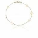 Facco Gioielli Armband anpassbarer Name in Gold PZ007