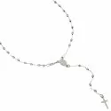 Rosary Necklace White Gold Miraculous Madonna 803321716854