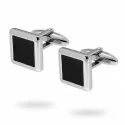 Men's Cufflinks Square Steel 15788