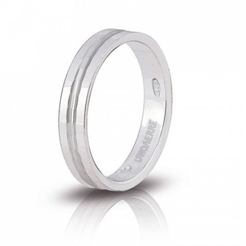 Unoaerre ring in silver model Biancospino AF286