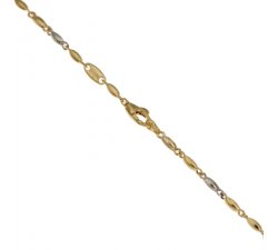 Men's Bracelet in Yellow and White Gold 803321734697