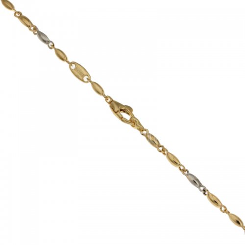 Bracciale Uomo in Oro Giallo e Bianco 803321734697