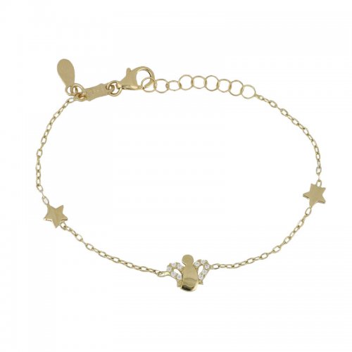 Yellow gold girl's bracelet 803321730074