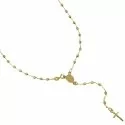 Rosary Necklace White Gold Miraculous Madonna 803321712164