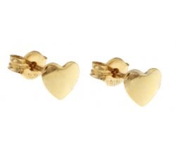 Woman Heart Yellow Gold Earrings 803321728720