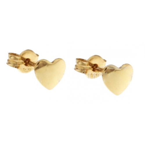 Woman Heart Yellow Gold Earrings 803321728720