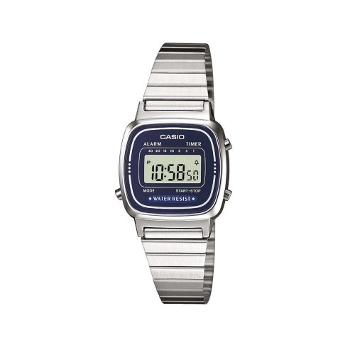 CASIO Damenuhr LA670WEA-2EF Vintage Steel