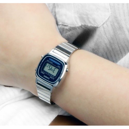 CASIO women's watch LA670WEA-2EF Vintage Steel