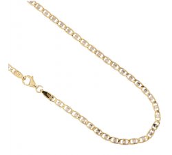 Yellow and White Gold Men's Necklace 803321717577