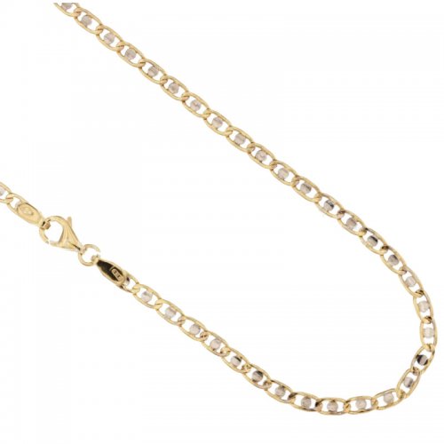 Yellow and White Gold Men's Necklace 803321717577