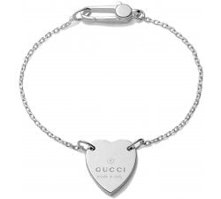 Gucci Women's Silver Bracelet Trademark Collection YBA223513001018