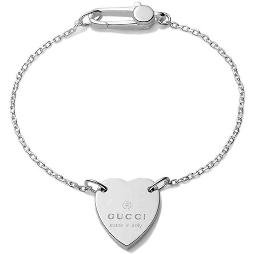 Gucci Women's Silver Bracelet Trademark Collection YBA223513001018