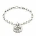 Gucci Women's Silver Bracelet Interlocked G Collection YBA479226001019
