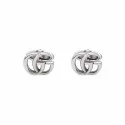 Gucci Men's Silver Cufflinks G Marmont Collection YBE57729900100U