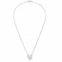 Gucci Women's Silver Heart Necklace Trademark Collection YBB22351200100U