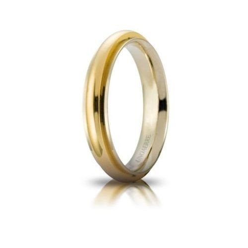 UNOAERRE Andromeda Wedding Ring White Yellow Gold Brilliant Promises