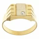 Men&#39;s Ring in Yellow and White Gold 803321711971