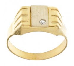 Anello Uomo in Oro Giallo e Bianco 803321711971