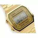 Orologio CASIO Unisex Illuminator A168WG-9EF Acciaio PVD oro dorato Vintage