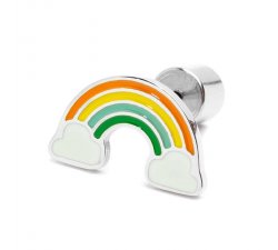 Marlù single earring with rainbow 18OR074