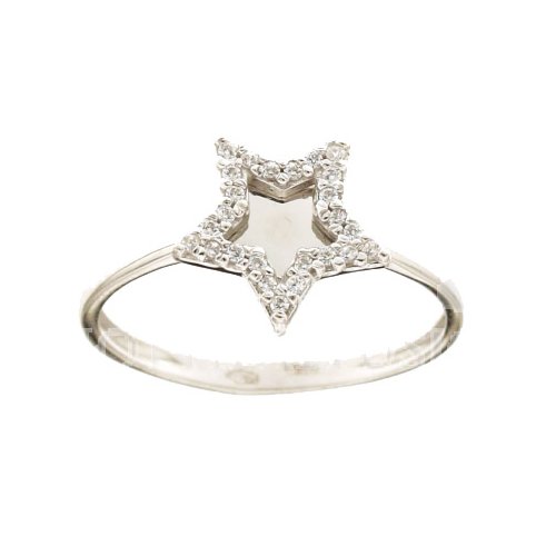 White Gold Woman Ring 803321733301