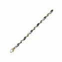 White Yellow Gold Men&#39;s Necklace GL100015