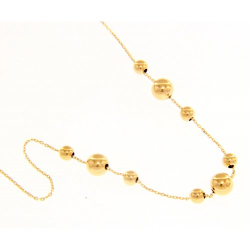 Damenhalskette Gelbgold 234903