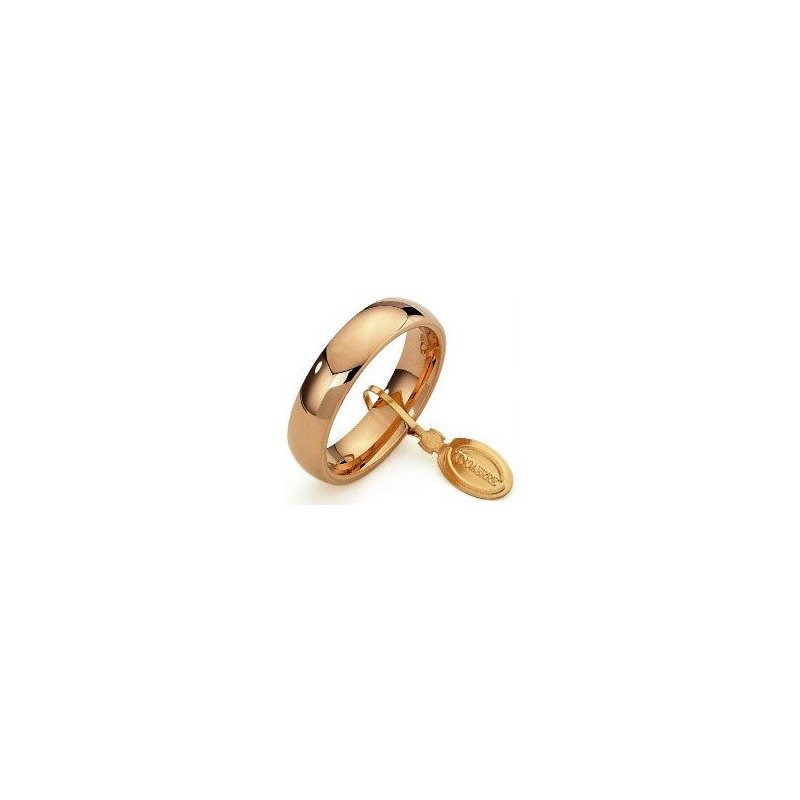 Unoaerre Comfortable Wedding Ring 5 mm Yellow Gold