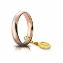 Unoaerre Comfortable Wedding Ring 4 mm Rose Gold