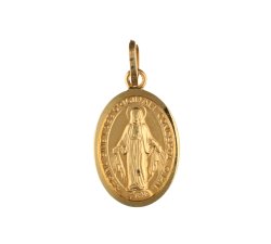 Ciondolo Madonna Miracolosa oro giallo 803321707035