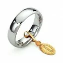 Unoaerre Comfortable Wedding Ring 5 mm White gold