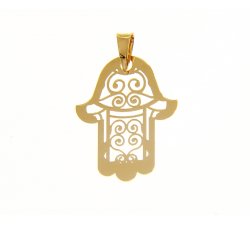 Anhänger Hand of Fatima Gelbgold 202780