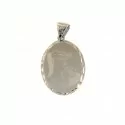 Medal Pendant for Baptism White Gold 221665