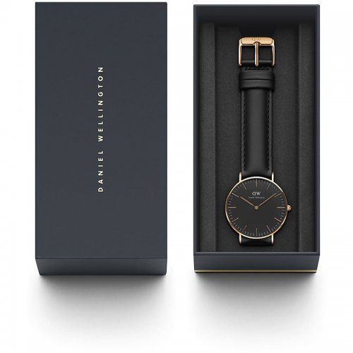 Daniel Wellington Damenuhr Classic Schwarz Sheffield DW00100139