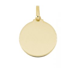 Yellow gold customizable medal pendant 803321737032