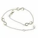 181014 Infinity White Gold Women&#39;s Bracelet