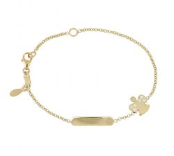 Bracciale da bimba in oro giallo 803321721702