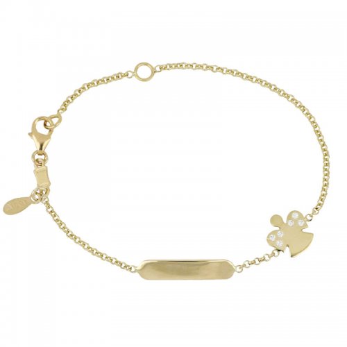 Mädchenarmband Gelbgold 803321721702