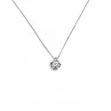 Necklace Promesse Gioielli Woman Point Light Diamond CSCF