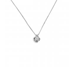 Necklace Promesse Gioielli Woman Point of Light Diamond CSCF