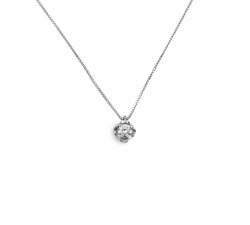 Necklace Promesse Gioielli Woman Point of Light Diamond CSCF