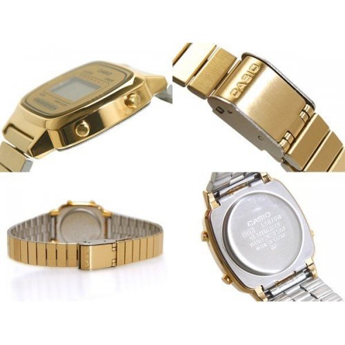 Casio womens vintage gold watch deals