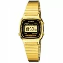 CASIO women's watch LA670WGA-1DF Steel PVD gold gilt Vintage