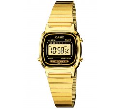 CASIO Damenuhr LA670WGA-1DF Stahl PVD vergoldet Vintage