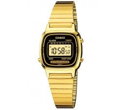 CASIO women's watch LA670WGA-1DF Steel PVD gold gilt Vintage