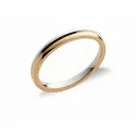 Rose White Gold Wedding Ring FAU140BR